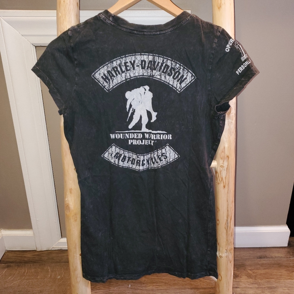 Harley Davidson Wounded Warrior Shirt